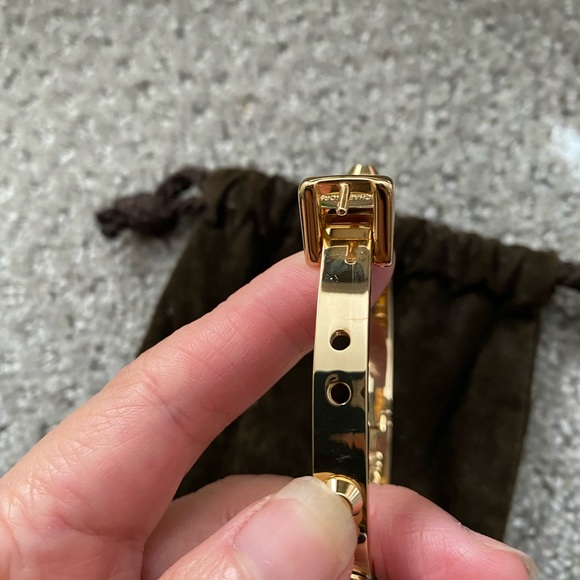 Authentic Michael Kors gold plated bracelet bangle - Picture 5 of 5